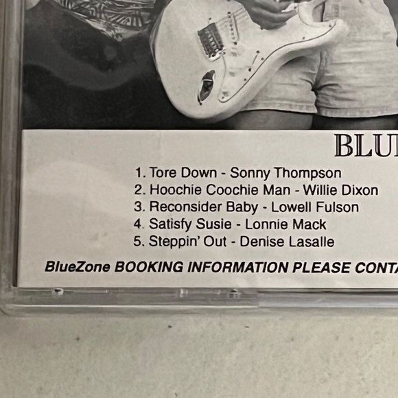 Vintage Blue Zone CD Ray Ward Stacia Soulful Blues Rare - Picture 5 of 6